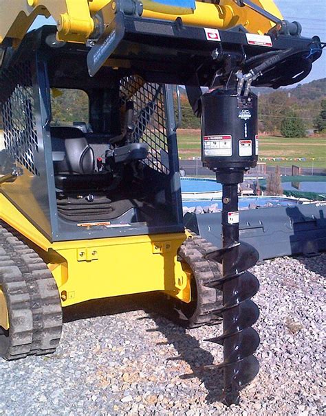 skid steer auger attachment rental